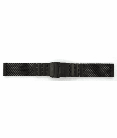 26MM MESH BRACELET PVD BLACK STAINLESS STEEL