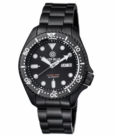 MILITARY DIVER 300 AUTOMATIC PVD DIVER BLACK DIAL BRACELET Europewebstore the official online webstore